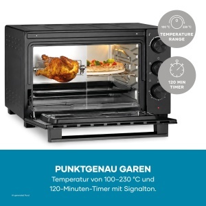 Cuptor cu ventilatie Severin TO 9020, 30L, 1600W, negru - Img 8