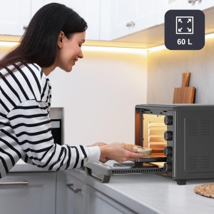 Cuptor electric BlackDecker BXOV6000E, 60L, 2000W, 15 functii - Img 3