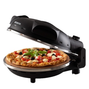 Cuptor electric pentru pizza Ariete 917, 1200W, 400C, 5 trepte de gatire, Negru