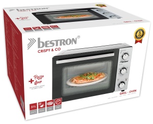 Cuptor Mini Bestron AOV31PS, 31L, 1500W, Inox - Img 7
