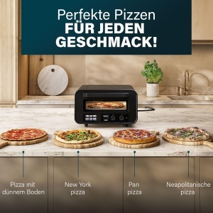 Cuptor pentru pizza Princess 112780, 15L, 2100W, 400C, compact si portabil - Img 3