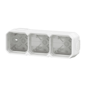 Cutie de conexiuni Legrand Plexo New 069688L 3 module UltraWhite IP55 IK07 - Img 3