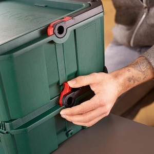 Cutie de depozitare Bosch SystemBox M - flexibila, stivuibila, pentru unelte - Img 3