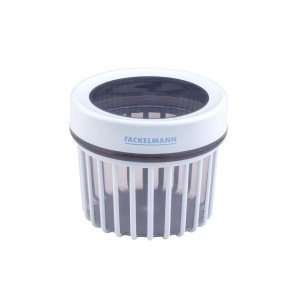 Cutie de depozitare Fackelmann 500ml Transparenta Design Rilat Capac Albastru