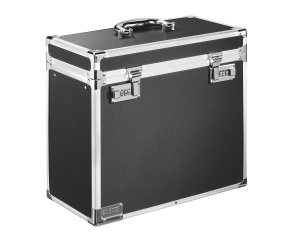 Cutie de depozitare Leitz 67160095, aluminiu, negru, pentru 15 dosare