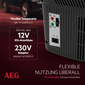 Cutie de racire AEG Bordbar BK 16, 16 litri, 12V, negru si gri - Img 4