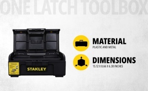 Cutie de unelte STANLEY 24, 60x28x26cm, din plastic, cu organizator si maner ergonomic - Img 7