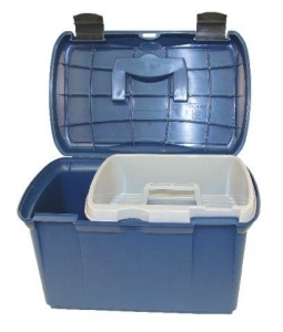 Cutie pentru ingrijirea cailor Kerbl 321775, cu accesorii incluse, albastra - Img 2