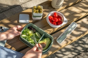 Cutie pliabila Fackelmann Snacking-Box crem silicon rezistent la temperaturi ridicate - Img 3
