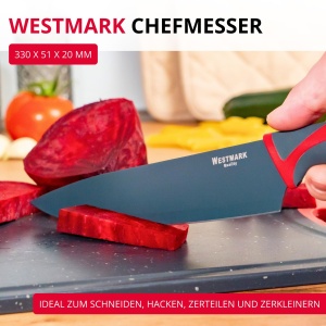Cutit bucatarie Westmark 14542280 lama 20 cm otel inoxidabil culoare antracitrosu - Img 2