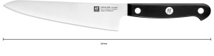 Cutit bucatarie ZWILLING Gourmet Compact 14 cm Otel inoxidabil Maner ergonomic Negru - Img 5