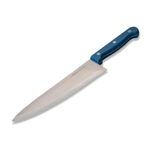 Cutit de Bucatarie Fackelmann 20 cm, Inox, Grip Ergonomic, Culoare Albastra