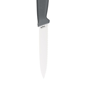 Cutit de bucatarie Zyliss 10 cm, lama zimtata din inox, maner ergonomic din paie de grau - Img 8