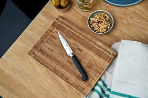 Cutit de Curatat ZWILLING VIER STERNE 10 cm, Otel Inoxidabil, Maner Ergonomic, Negru - Img 2