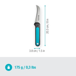 Cutit de Ergat Gardena VeggieCut din Otel Inoxidabil, 84 mm, cu Maner Antiderapant - Img 3