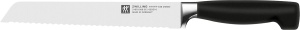 Cutit de paine ZWILLING Vier Sterne, 20 cm, otel inoxidabil, negru - Img 7