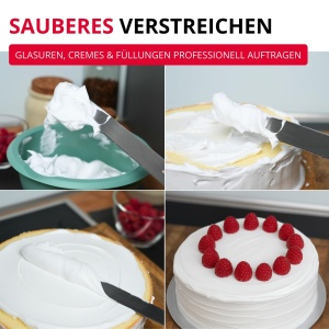 Cutit de patiserie Westmark din otel inoxidabil, pentru taiat torturi si intins creme - Img 6
