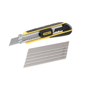 Cutit de taiat Stanley FatMax 0-10-481, 18mm, cu 6 lame, design ergonomic
