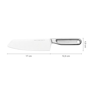 Cutit Fiskars Santoku All Steel 1062884 Otel Japonez Aichi 295 cm - Img 2