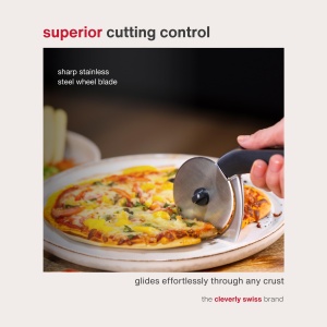 Cutit pentru Pizza Zyliss, din Otel Inoxidabil, cu Maner Ergonomic - Img 4