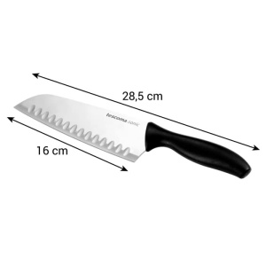 Cutit Santoku Tescoma Sonic 16 cm, otel inoxidabil, maner ergonomic - Img 2