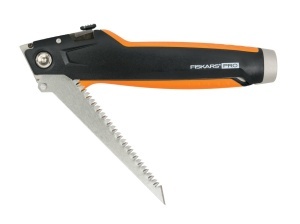 Cutit universal Fiskars CarbonMax 18,5 cm, cu metallsaga, negruorange - Img 6