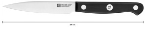 Cutit ZWILLING Gourmet 10 cm Otel Inoxidabil Maner Ergonomic Negru - Img 5