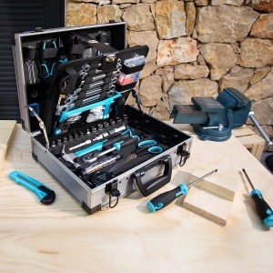Cutiuta cu unelte Cecotec Werkzeugkoffer ToolBox 8000 Pro, 380 piese, aluminiu - Img 3