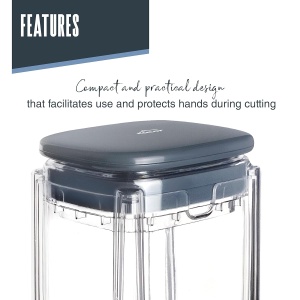 Cutter manual Lacor 60540 cu 3 lame din otel inoxidabil, BPA-free - Img 5
