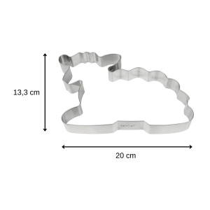 Cutter pentru biscuiti Zenker Lamm, otel inoxidabil, 20 x 13.5 cm - Img 3