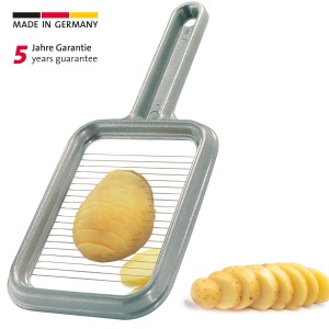 Cutter pentru cartofi si mozzarella Westmark Rondex, aluminiuotel inoxidabil, argintiu - Img 2