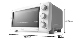 DELONGHI EO12512. WG Sfornatutto Mini, 1400 W, 12 litri, plastic, alb / negru - Img 6