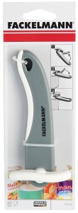 Deschizator de conserve Fackelmann din otel inoxidabil, maner ergonomic, albgri - Img 3