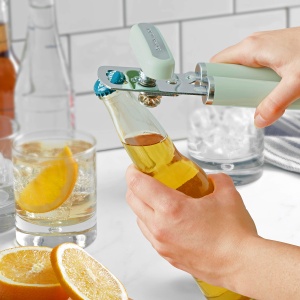 Deschizator de conserve si deschizator de sticle multifunctional KitchenAid Classic usor de utilizat roata de taiere ascutita din otel inoxidabil mane - Img 5