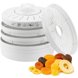 Deshidrator alimente Clatronic DR 2751, 3.5 kg, 250 W, alb