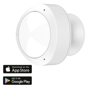 Detector de miscare Wi-Fi Hama cu alarma si lumina, 10m, alb - Img 4