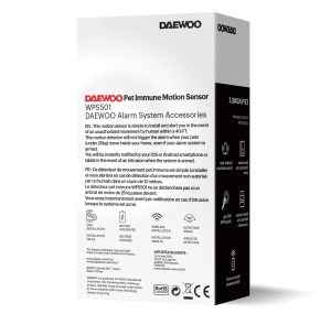 Detector de miscare wireless pentru animale DAEWOO WPS501, 868MHz, raza 80m - Img 4