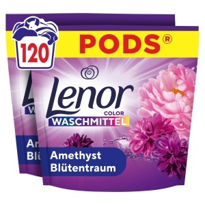 Detergent capsule Lenor Amethyst Blutentraum, 120 spalari, ultra-curatare