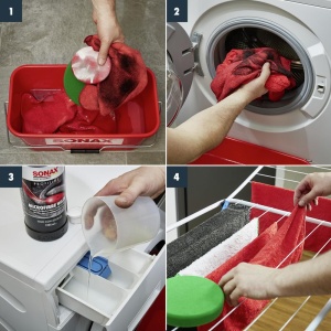 Detergent lichid pentru microfibre SONAX PROFILINE 1L - Curatare eficienta - Img 6