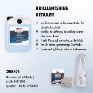 Detergent pentru detaliere SONAX PROFILINE BrilliantShine, 5 Litri - Img 3