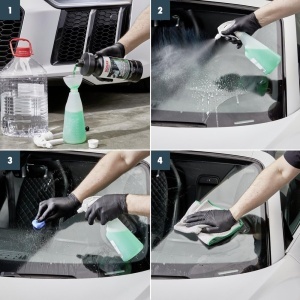 Detergent pentru geamuri SONAX PROFILINE Concentrat 1L - Solutie curatare profesionala - Img 4