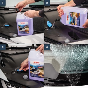 Detergent pentru parbriz SONAX Xtreme 5 Litri, eficient si rapid, utilizare vara - Img 5