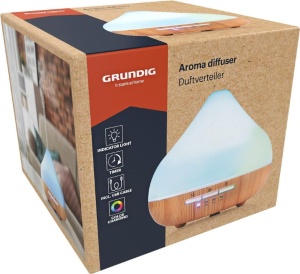 Difuzor Aroma Grundig 300ml cu LED, Timer si Design Modern, Alb - Img 3