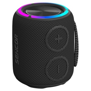 Difuzor Bluetooth SENCOR Sirius 2 MINI, 16W, rezistent la apa IPX7, sunet la 360deg, iluminare LED, negru - Img 2