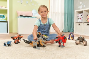 Dinozaur Transformabil VTech Switch and Go Dinos Fighter-Velociraptor cu Efecte Luminoase si Sonore - Img 6