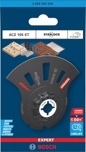 Disc Saw Bosch EXPERT ACZ 105 ET, 105 mm, pentru materiale diverse - Img 2