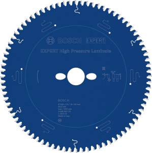 Disc Saw Bosch EXPERT pentru Placi Laminat HPL, 260 mm, T80