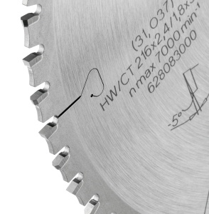 Disc Saw Metabo Multi Cut 216x30mm, 60Z pentru Aluminiu si Laminat - Img 3