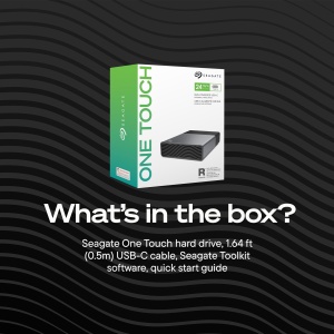 Discul extern Seagate 20TB One Touch USB-C - HDD desktop, conectare rapida - Img 9