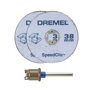 Discuri de taiere Dremel SC406, set cu 2 discuri de 38mm pentru metal